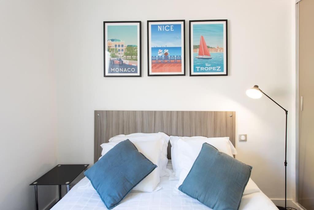 #40 Bright Sea View Suite For 6 2Mins Walk Port & Sea Villefranche-sur-Mer Exterior foto